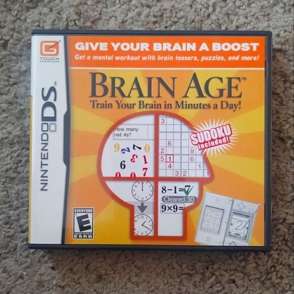 Brain Age for Nintendo DS COMPLETE PRE-OWNED - Picture 1 of 4